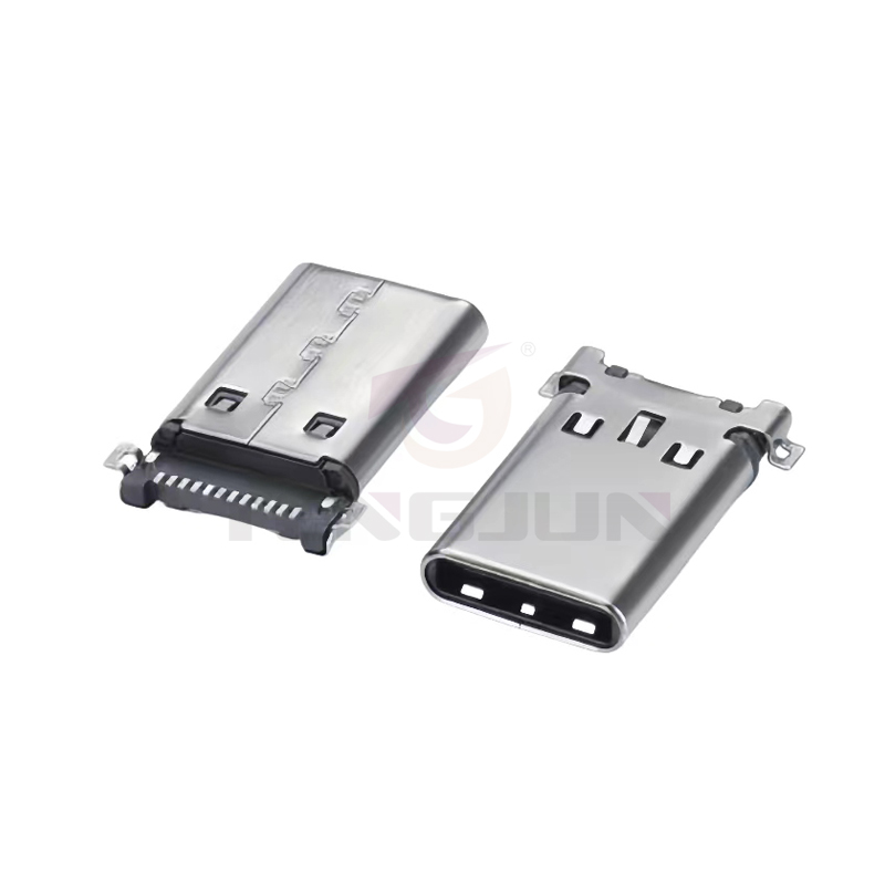 USB Type-C公头12Pin板上四脚插板 CL=6.8
