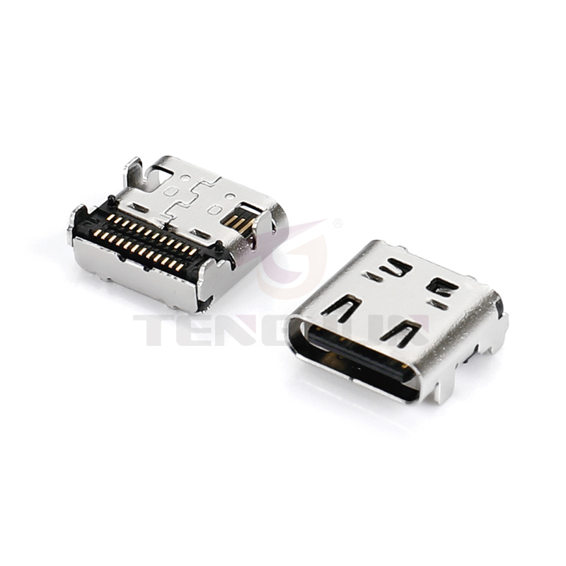 USB4.0 Type-C母座双排24Pin板上 CL8.17