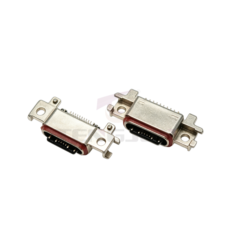 TYPE C USB 16PIN 防水款 带锁孔 带防水圈